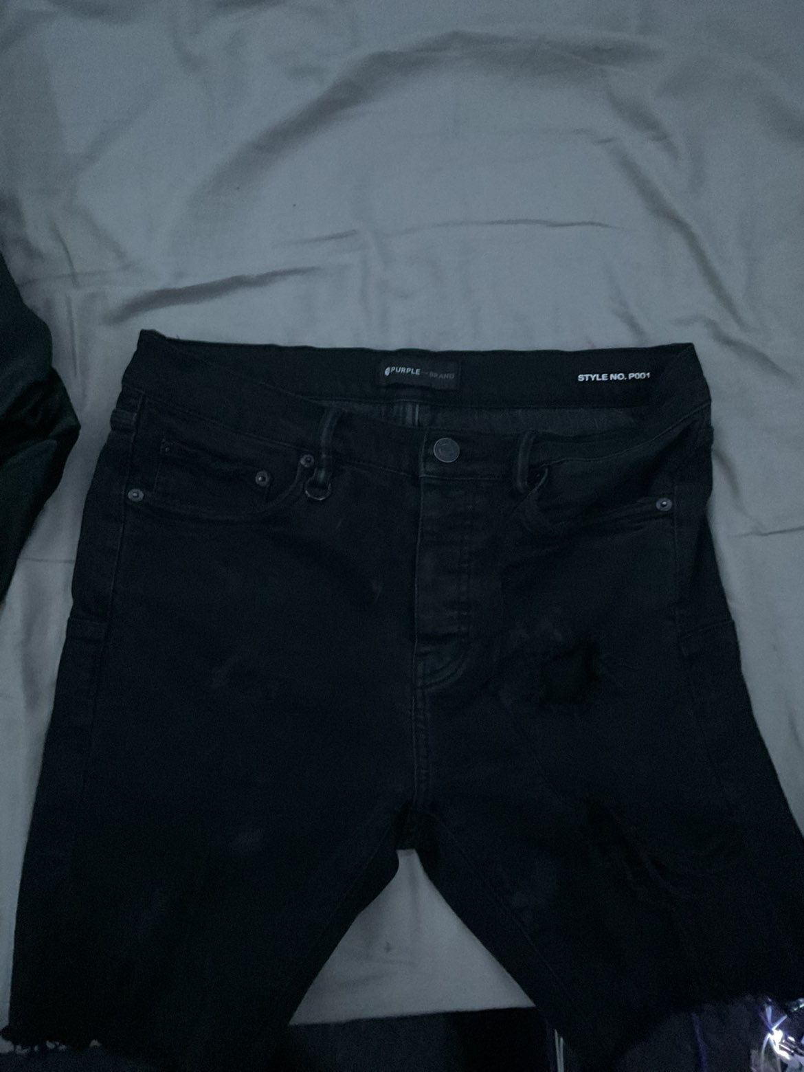 Purple Jean Shorts 