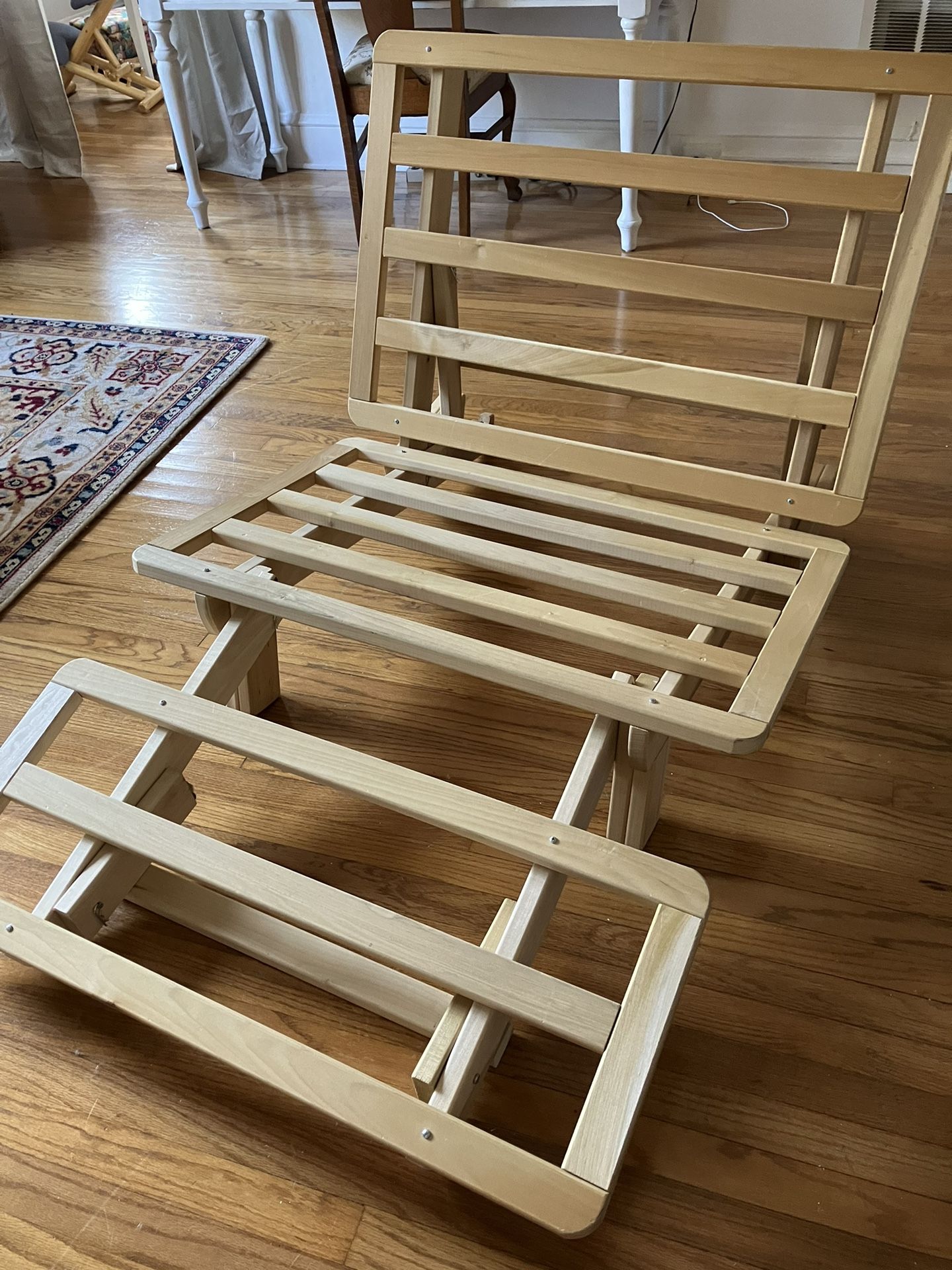 KD frames twin futon bed frame folding "lounger"