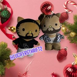 Drake And Bad Bunny Hello Kitty Plushies