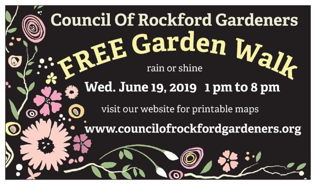 Garden Walk FREE June 19th from 1pm-8pm
