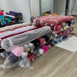 Fabric ROLLS/ ROLLOS DE TELAS