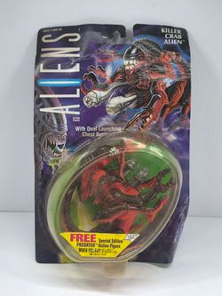 Aliens Killer Crab Alien Figure Dual Launching Chest Buster 1992 Kenner Rare