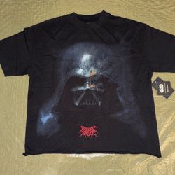 Darc Sport x Star Wars Vader Mid Length Raw Hem Shirt - Size M