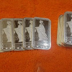 Silver Eagles,  Rounds And Bars 