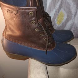 Men Sperry Sz12 Rain Boots 