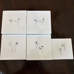AirPods (Pros, Gen 3, Gen4, Original)