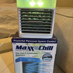 Maxx Chill 120-Volt White Ventless Portable AIR CONDITIONER Hydro-Chill Tech NIB