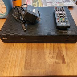 LG Blue-Ray DVD Player And 76 Movies