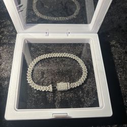 Moissanite Cuban Bracelet 