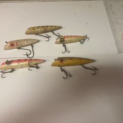 Vintage Wooden Salmon Plugs - 25