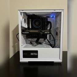 Like New White Gaming PC, XFX Radeon GPU, Corsair RM750e – Johns Creek, GA