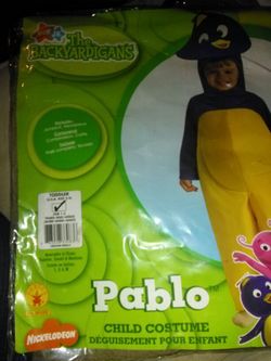 backyardigans pablo costume 1-2t
