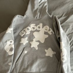 Sp5der Beluga Hoodie Grey