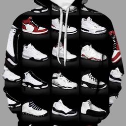Black Sneaker Hoodie