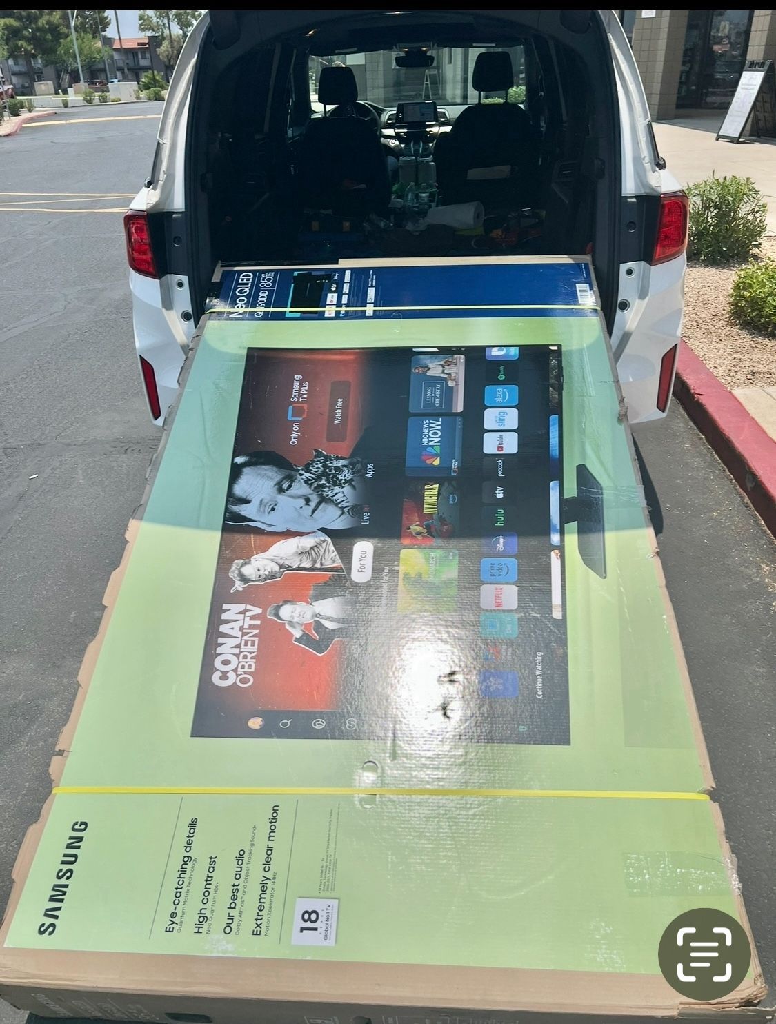 85 Tv Samsung QN 90 Smart 4K Hd Tv $55 Down On financing free delivery six month warranty