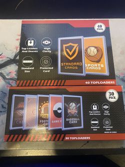 40 Pack Card Toploaders