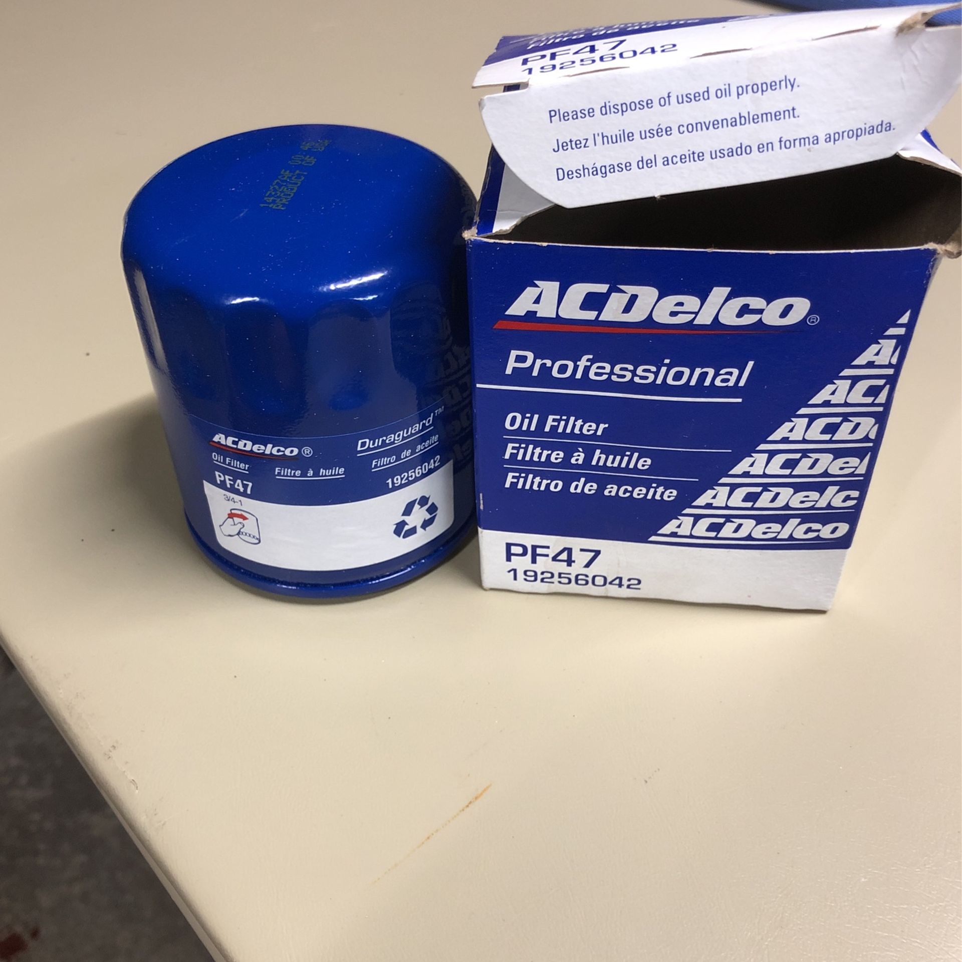 AC Delco PF47 Oil Filter