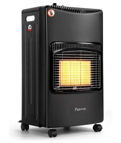 Patio Propane Heater, 18,000 BTU Portable Gas Infrared Heaters for Outdoor Use, Suitable for 20lb 30lb Propane