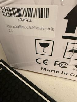 Unopened New Electric Fence Solar 30 miles