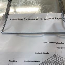 New Large Steel Humane Live Animal Trap