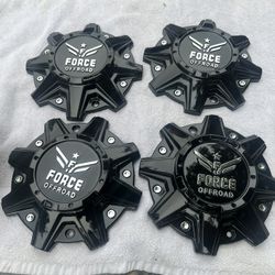 Forcé Off Road Wheel Center Caps C-a13 Set Of 4 Caps