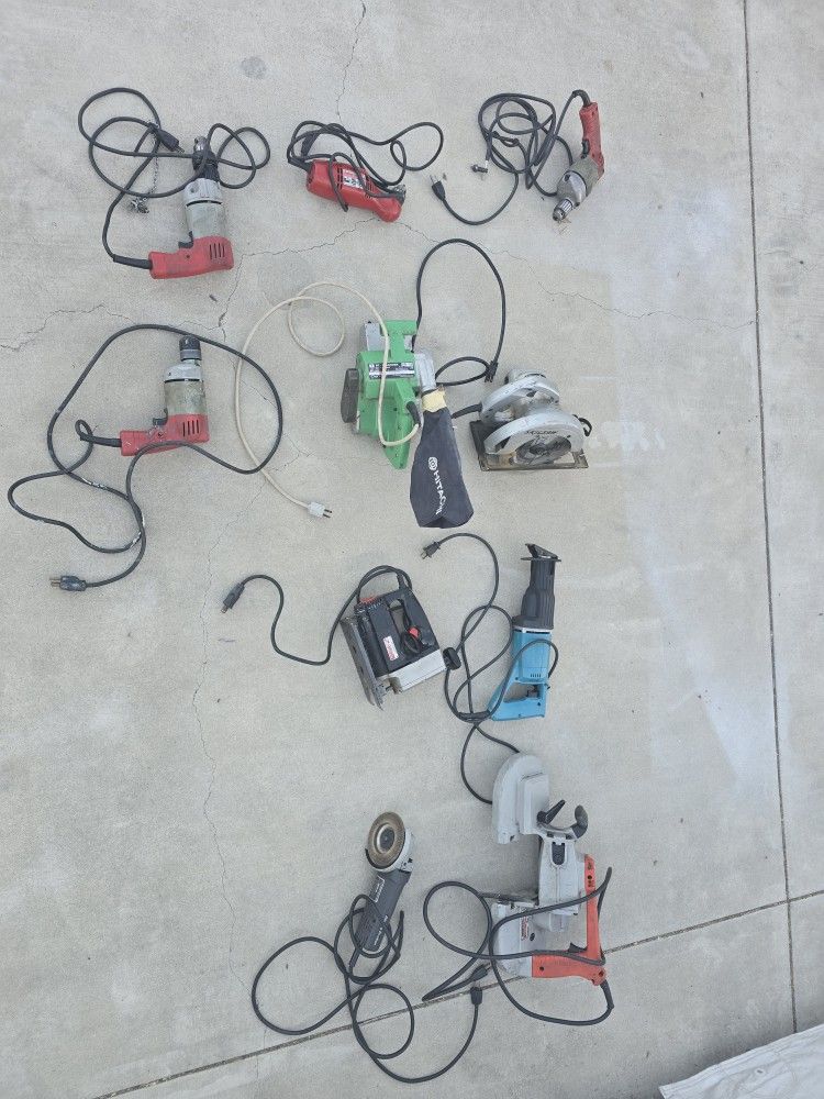 Milwaukee/Hitachi/Black & Decker/Skilsaw/Crafstman Corded Power Tools