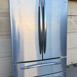 REFRIGERATOR GE STAINLESS STEEL 