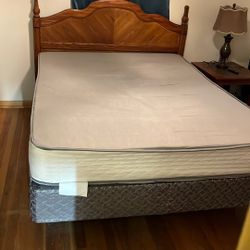Queen size bed and matching dresser-FREE