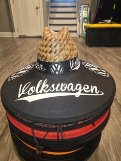 Volkswagen Straw Hat Sombrero Cap Beach Festival Pool Summer Sports tools Lawn Party Gorra