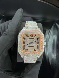 Two-tone rose gold Cartier watch