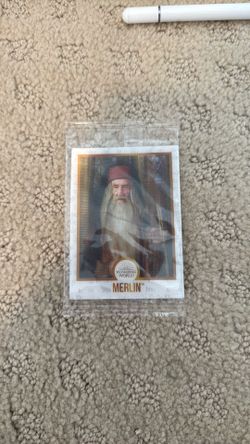 Wizarding Harry Potter Merlin Chocolate Frog Card fan collector new sealed