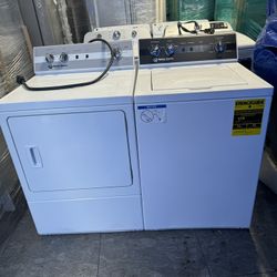 Speed Queen Commercial Washer And Electric Dryer 3.19 Cubic Feet Almost New One Receipt For 90 Days Warranty 