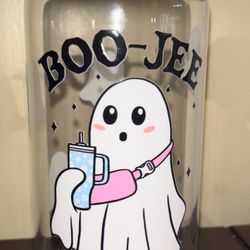 Boo-jee Ghost Halloween glass Cup