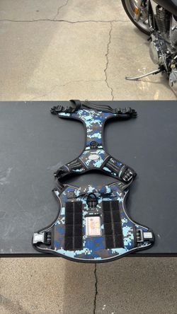 Large blue Dog Harness $10