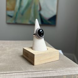 Black Onyx Statement Ring ( firm on price  )