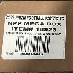 2024 NFL PRIZM SEALED MEGA BOX 