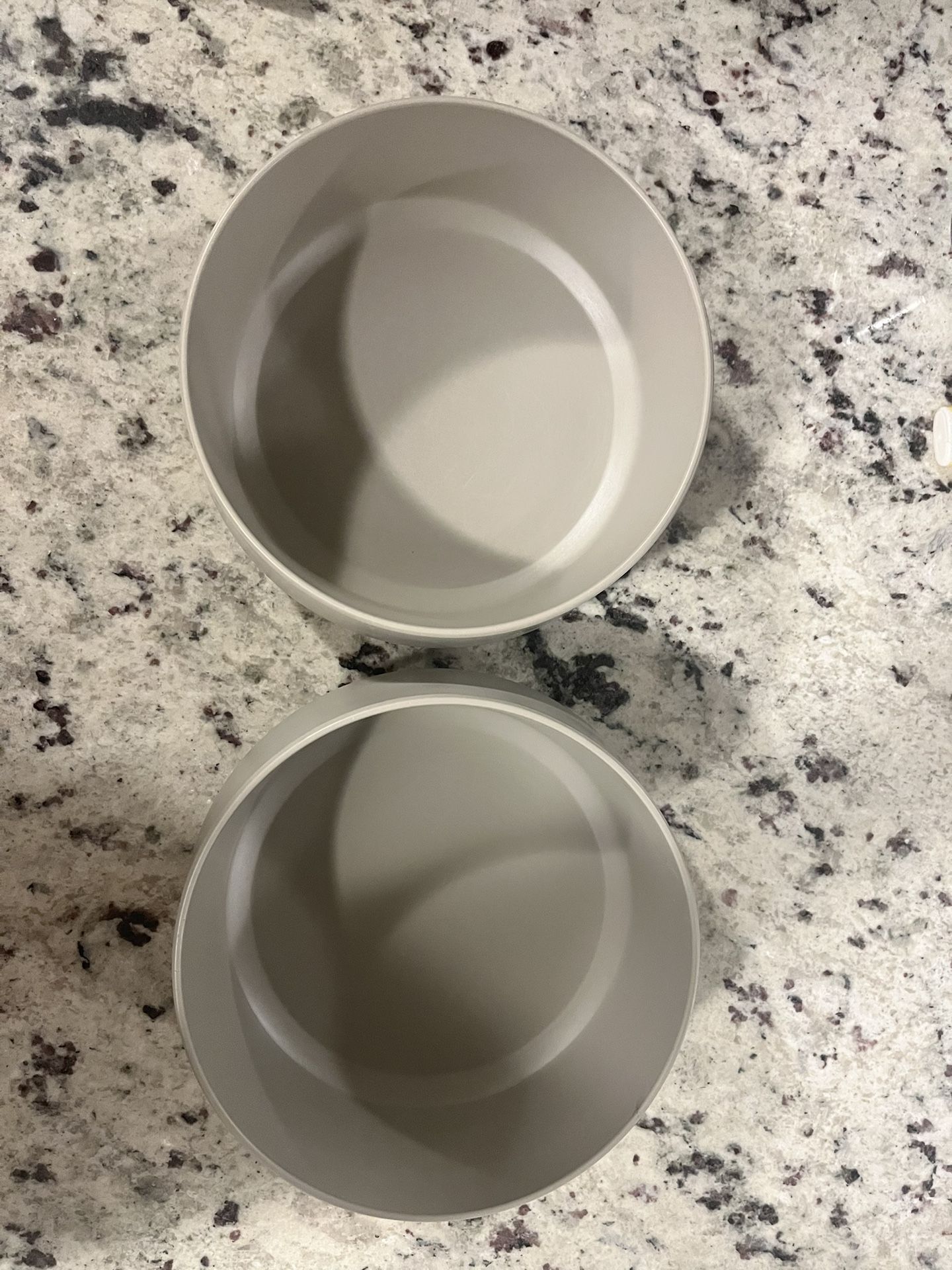Grey Dog Food Bowls