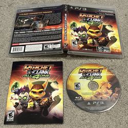 Ratchet & Clank All 4 One (Sony PS3 PlayStation 3, 2011) Complete CIB w/ Manual
