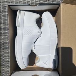 Jordan TE 2 Low Size 11.5 White/metallic Silver Blanc A01696-100 Used Condition