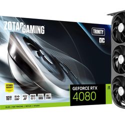 ZOTAC Gaming GeForce RTX 4080 16GB Trinity OC 16GB GDDR6X FIRM PRICE