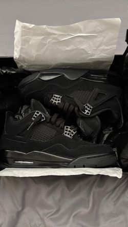 jordan4s retro ( 2020) black cats 7us mens