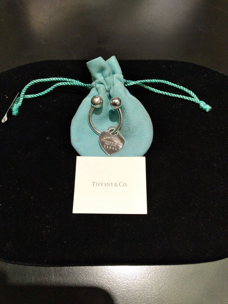 925 Silver Return To Tiffany  Key Ring ( Tiffany&Co.)