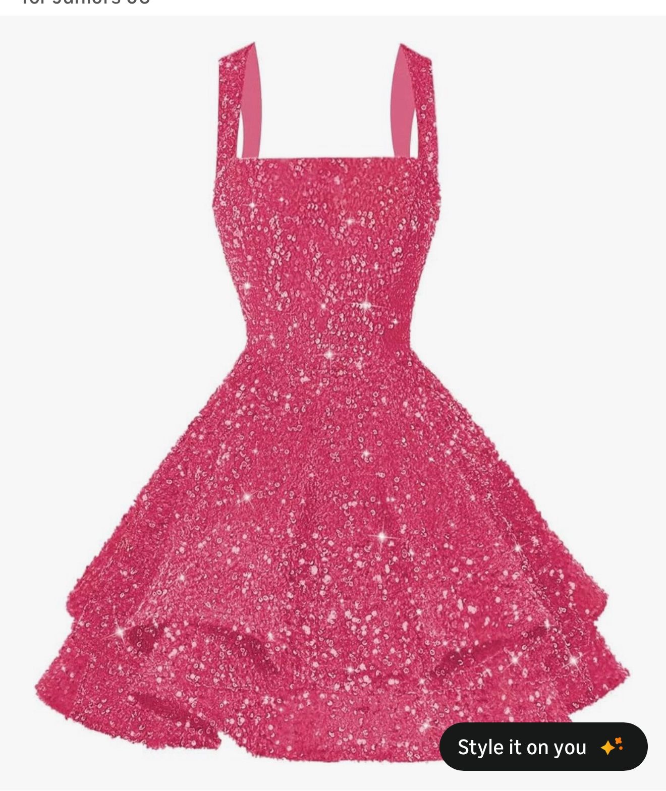 Pink Rosa Fuschia Dress Juniors Size 6