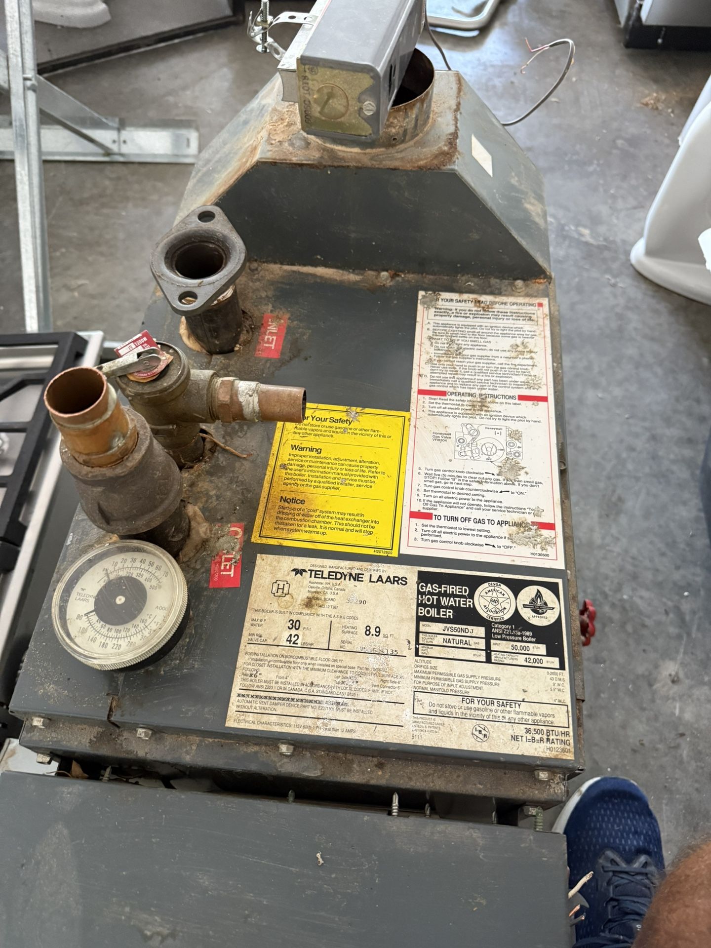 Hot Water Boiler - Radiant Heating