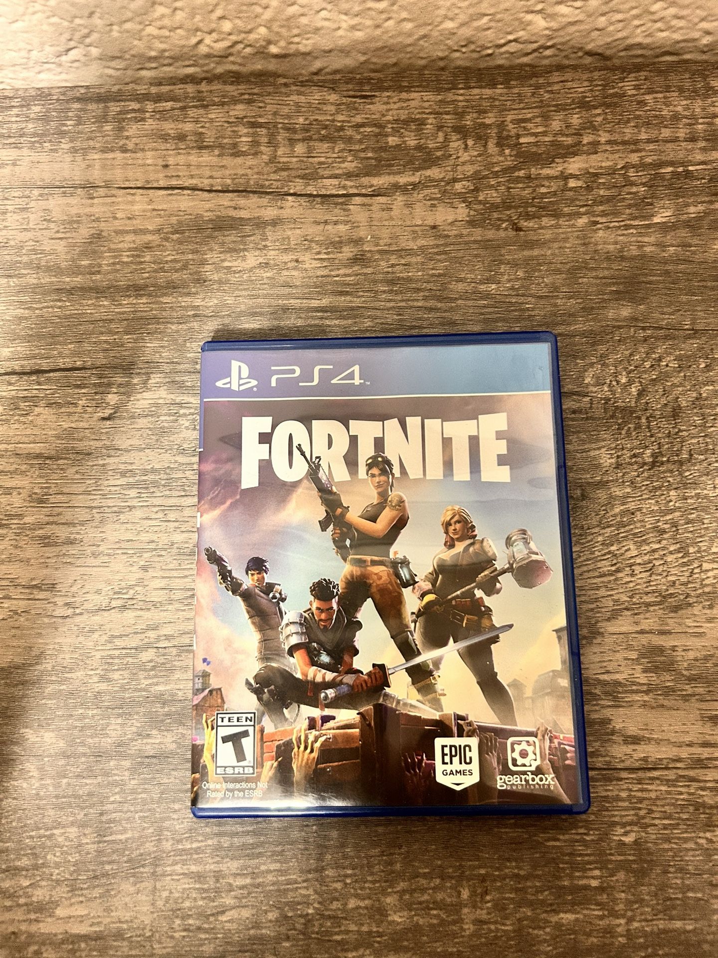 Fortnite PS4 Physical Disc w/ Storm Master Pack Code | Rare Collector Item