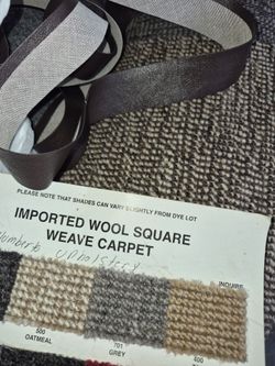 Import wool carpet brown  for cars