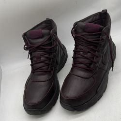 Nike Air Max Goaterra 2.0 High Mens Boots Triple Burgundy size 12 