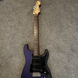 Fender Stratocaster Midnight Blue Satin Finish  MiM 