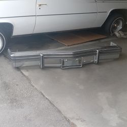 Front bump  for a 1977 Cadillac Coupe Deville 