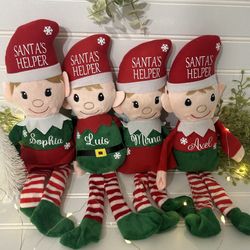 Personalized Christmas Elves – Custom Name & “Santa’s Helper”